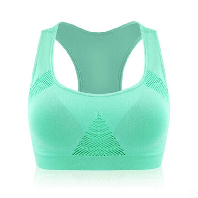 [5Colour/3size] Professional Absorb Sweat Top Athletic Running Sports Bra , Gym Fitness Women Seamless Padded Vest Tanks  M L XL