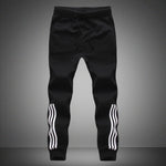 Spring Summer Mens Pants Fashion Skinny Sweatpants Mens Joggers Striped Slim Fitted Pants Gyms Clothing Plus Size 5XL Harem Pant
