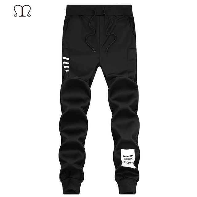 Spring Summer Mens Pants Fashion Skinny Sweatpants Mens Joggers Striped Slim Fitted Pants Gyms Clothing Plus Size 5XL Harem Pant