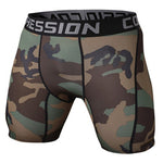 Men Bodybuilding Shorts Fitness Workout Inseam Gyms Shorts Male Muscle Alive Elastic Compression Tights