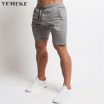 Mens cotton shorts Calf-Length gyms Fitness Bodybuilding Casual Joggers workout Brand sporting short pants Sweatpants Sportswear