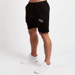 Mens cotton shorts Calf-Length gyms Fitness Bodybuilding Casual Joggers workout Brand sporting short pants Sweatpants Sportswear