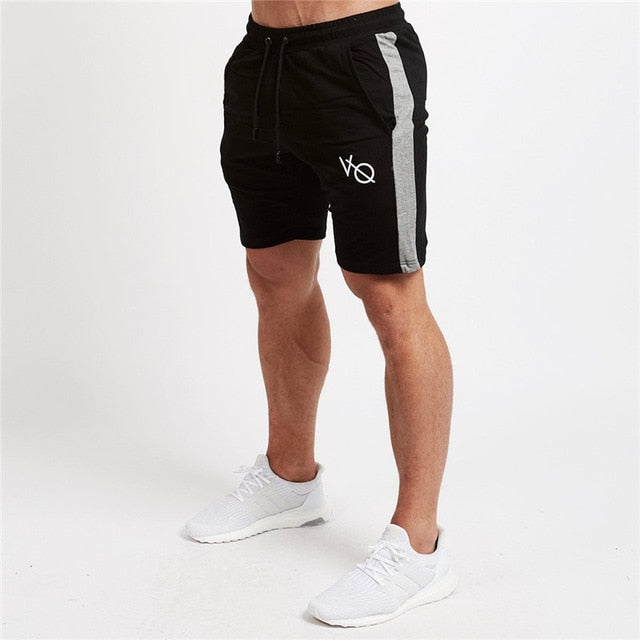 Mens cotton shorts Calf-Length gyms Fitness Bodybuilding Casual Joggers workout Brand sporting short pants Sweatpants Sportswear