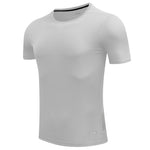 Shirt Homme Running Men Designer Quick Dry T-Shirts Running Slim Fit Tops Tees Sport Men 's Fitness Gym T Shirts Muscle Tee 2018