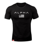 2018 Cotton Gym Shirt Sport T Shirt Men Short Sleeve Running Shirt Men Workout Training Tees Fitness Top Sport T-shirt Rashgard