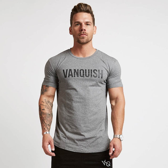 2018 Cotton Gym Shirt Sport T Shirt Men Short Sleeve Running Shirt Men Workout Training Tees Fitness Top Sport T-shirt Rashgard