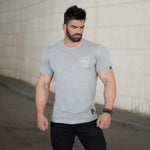 2018 Cotton Gym Shirt Sport T Shirt Men Short Sleeve Running Shirt Men Workout Training Tees Fitness Top Sport T-shirt Rashgard