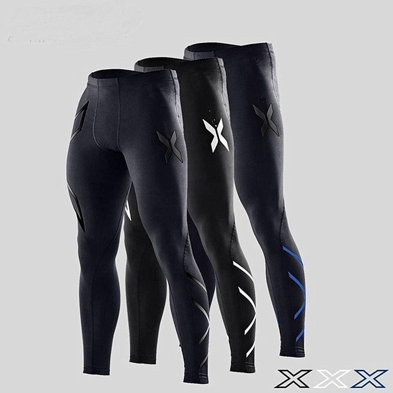 New Brand Fitness Men Running Tights Gym Yoag Trousers Crossfit Jogger Sports Leggings Athleisure Sportswear Jog Elastic Pants