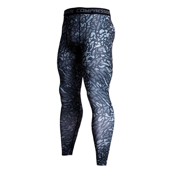 Mens Gym Compression Leggings Sport Training Pants Men Running Tights Trousers Men Sportswear Dry Fit Jogging Pants