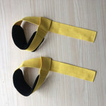 2pcs gym lifting straps weightlifting wrist weight belt bodybuilding gloves for women men fitness crossfit barbells power sport