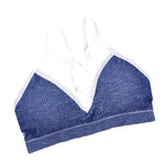 Women Yoga Padded Sport Shirt Women Shockproof Sports Bras Breathable Athletic Fitness Running Vest Skin-friendly Tops Gym Shirt