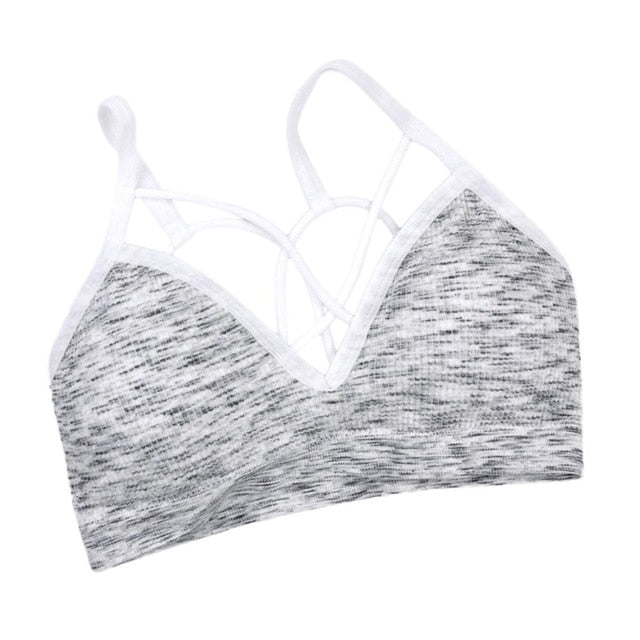 Women Yoga Padded Sport Shirt Women Shockproof Sports Bras Breathable Athletic Fitness Running Vest Skin-friendly Tops Gym Shirt