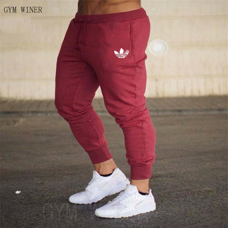 New Men Joggers Brand Male Trousers Casual Pants Sweatpants Jogger grey Casual Elastic cotton gyms Fitness Brand logo Sweatpants