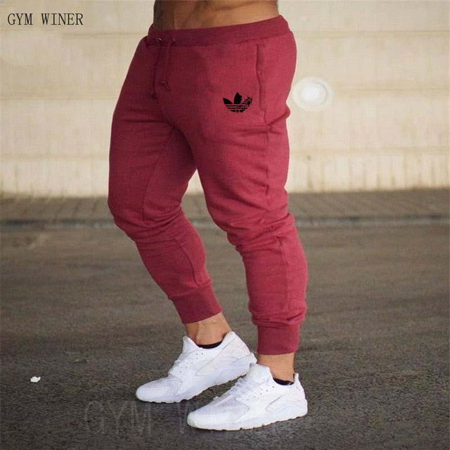 New Men Joggers Brand Male Trousers Casual Pants Sweatpants Jogger grey Casual Elastic cotton gyms Fitness Brand logo Sweatpants