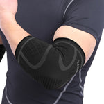 AOLIKES 1PCS Elbow Support Elastic Gym Sport Elbow Protective Pad Absorb Sweat Sport Basketball Arm Sleeve Elbow Brace