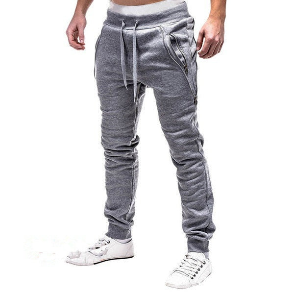 New Men Joggers Brand Male Trousers Casual Pants Sweatpants Men Gym Muscle Cotton Fitness Workout hip hop Elastic Pants