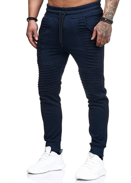 New Men Joggers Brand Male Trousers Casual Pants Sweatpants Men Gym Muscle Cotton Fitness Workout hip hop Elastic Pants