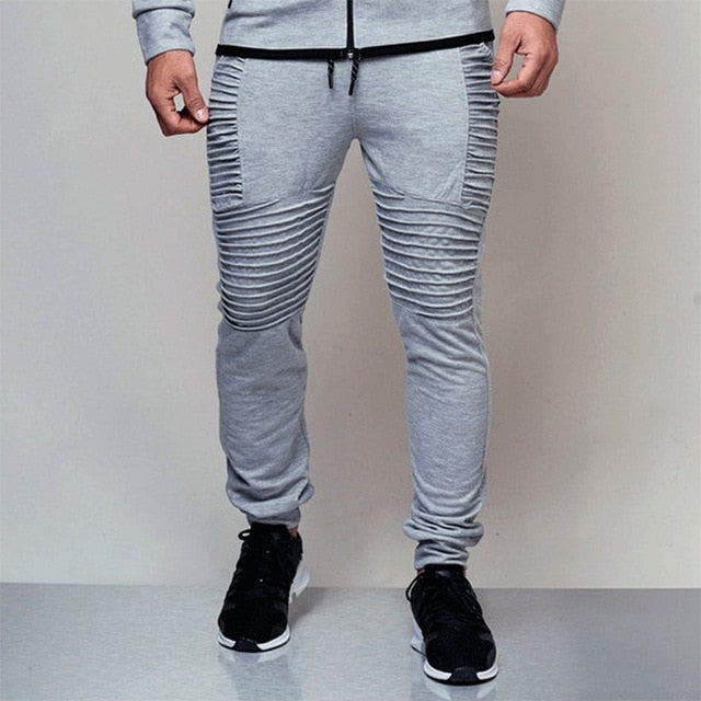 New Men Joggers Brand Male Trousers Casual Pants Sweatpants Men Gym Muscle Cotton Fitness Workout hip hop Elastic Pants